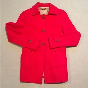 Women’s Banana Republic Pink Pattern Pea Coat